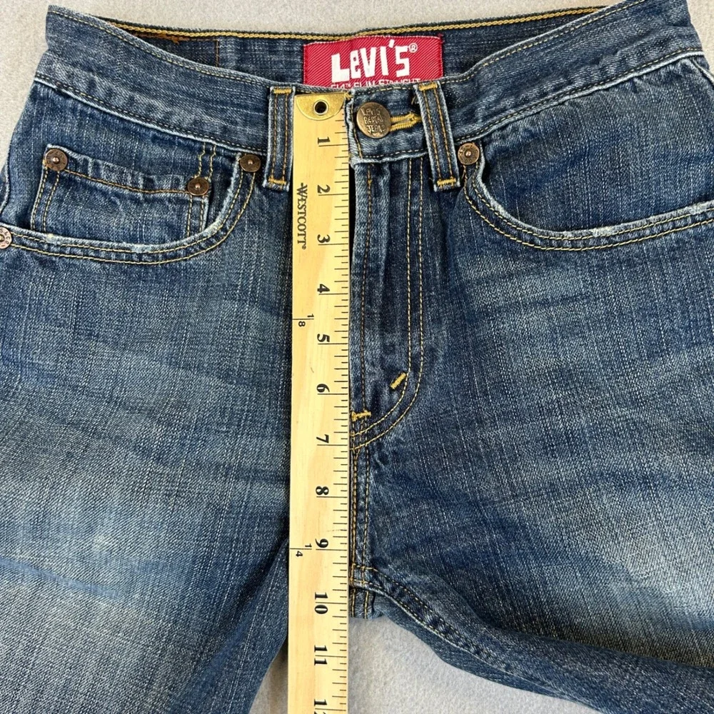 Levi's 514 Slim Straight Jeans Boys 16 Slim 26x28 Blue Denim 100% Cotton Classic